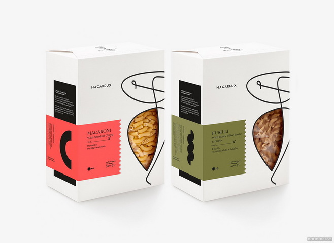 MACAREUX 面條食品包裝盒設計 專業代辦服務，讓美味與美學交融