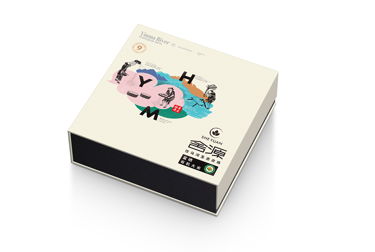 匠心精“裝”，自然饋贈(zèng)的味蕾之約——吉林飲馬河舍源有機(jī)大米包裝設(shè)計(jì)解析